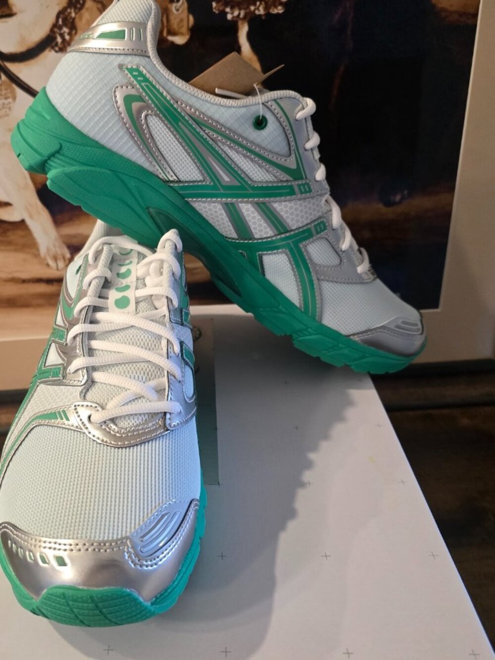 ASICS Gel-NYC Hidden NY 1201B001-100 Light Green Shoes Men's Sz 11.5 RARE NEW